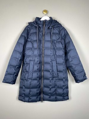 Etage Outwear str. 38 <br/b> dunjakke i mørkeblå