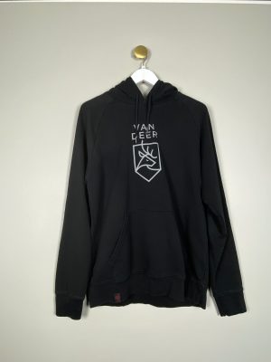 Van Deer str. L <br/> sort hoodie