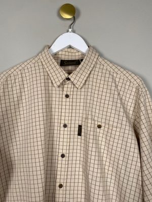 Seeland str. XL <br/>beige skjorte med tern