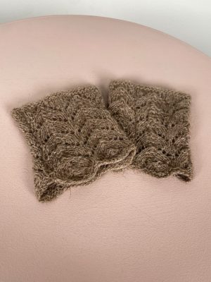 Håndledsvarmere i moskus uldgarn