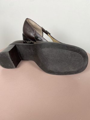 Ecco shape str. 38 <br/> brun pump med spænde ved side