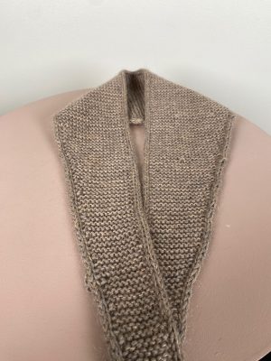 Sofie Scarf sandfarvet uld