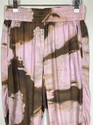 Gustav str. 34 <br/> rosa bukser med brunt mønster