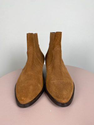 Shoe Design CPH str. 39 <br/> ankelstøvle, brunt ruskind