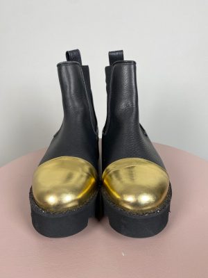 Stine Goya str. 37 <br/> sort ankelstøvle med