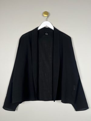 Nuit comme oui str. 40 <br/> sort let jakke i uld