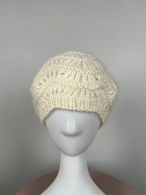 Strikket uld hue str. S