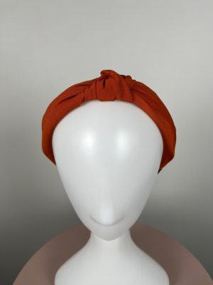 Hårbånd i stof med snoning