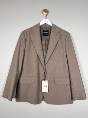 MNG str M <br/> sandfarvet blazer