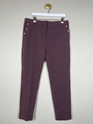 Baum und Pferdgarten str. 40 <br/> blå bordeaux hvid buks med guldnapper ved lommer