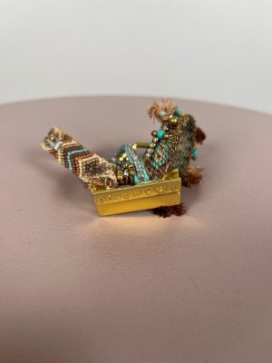 Hipanema armbånd flet og metal