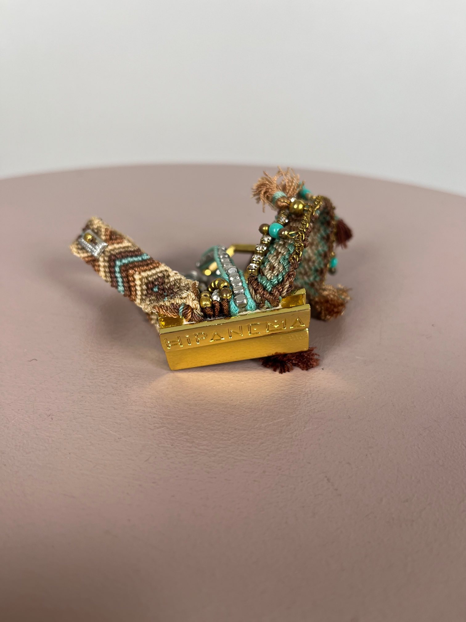 Hipanema armbånd flet og metal - Billede 2