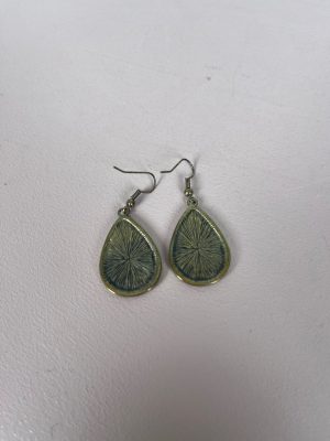 Ørering metaldråbe med stensætning