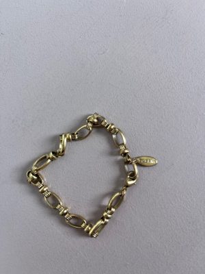 Danish Design armbånd kæde gylden oxideret