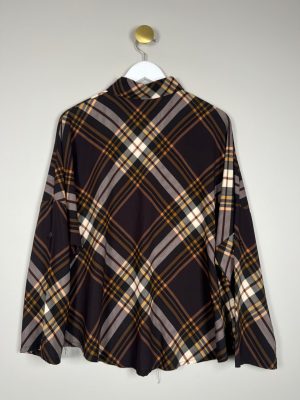 New Collection str. M <br/> brun ternet skjorte