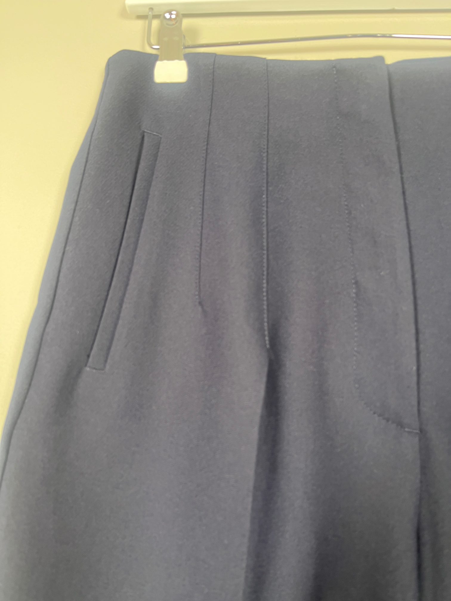 Zara str. M/L <br/> blå bukser med brede ben - Billede 2