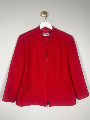 Gerry Weber str. 40 <br/> rød blazerjakke