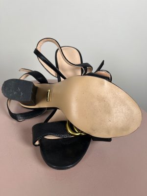 Gucci Marmont str. 40 <br/> stilet med blokhæl