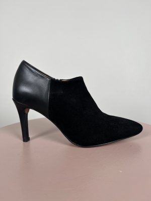 Inwear str. 37 <br/> sort ankelstøvle med hæl
