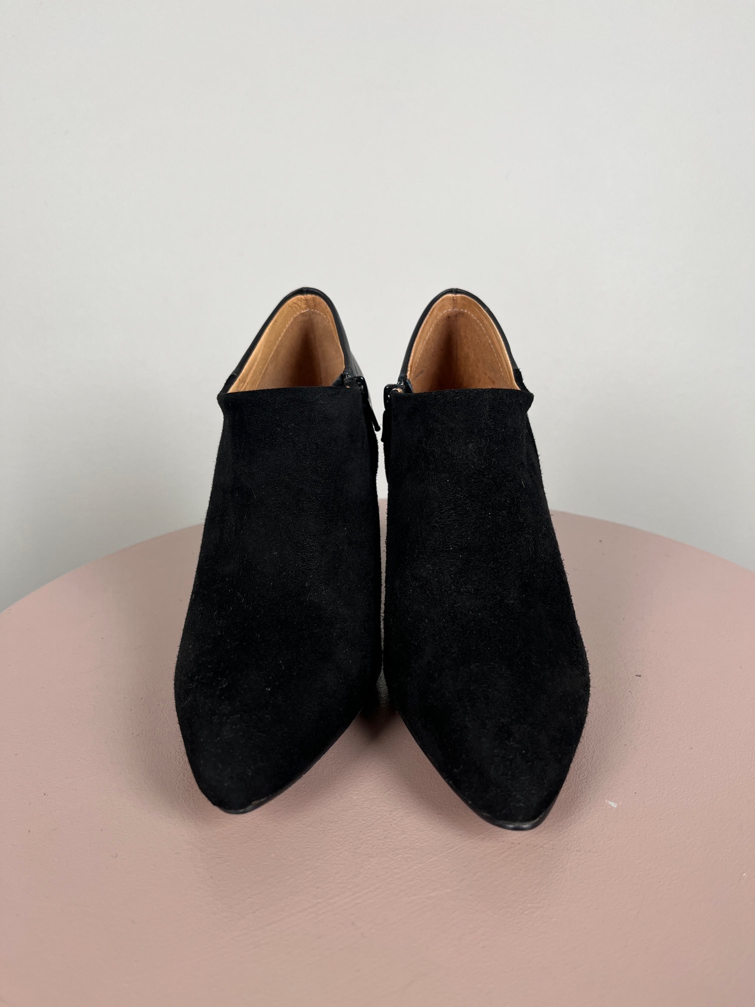 Inwear str. 37 <br/> sort ankelstøvle med hæl - Billede 2