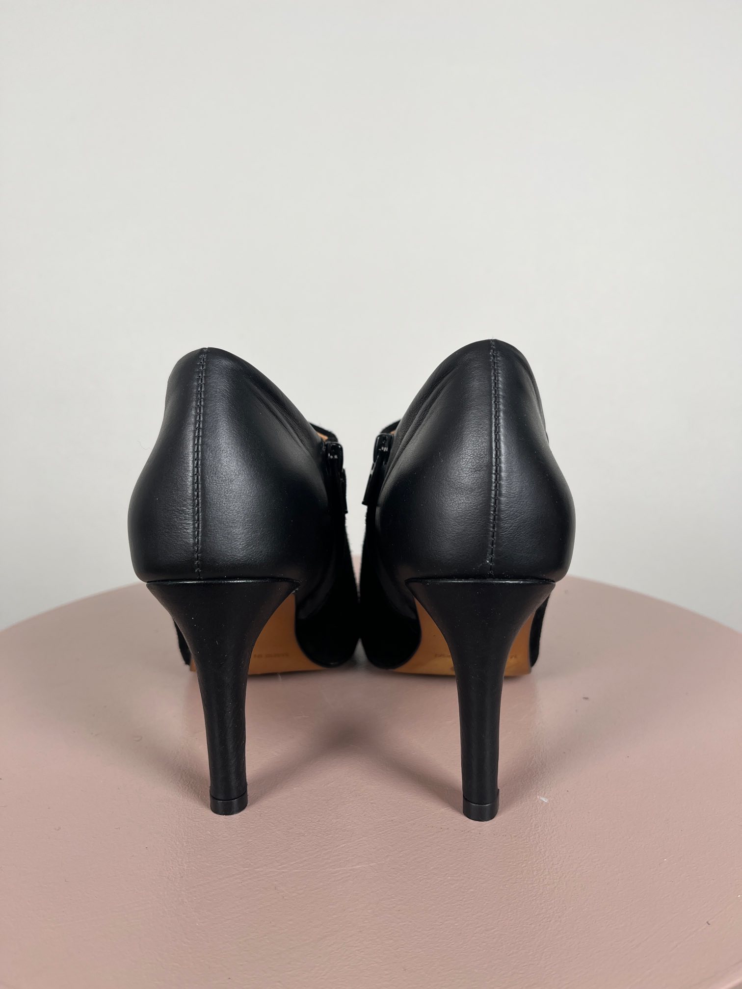 Inwear str. 37 <br/> sort ankelstøvle med hæl - Billede 4