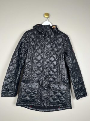 Henri Lloyd str. M <br/> sort quilted jakke