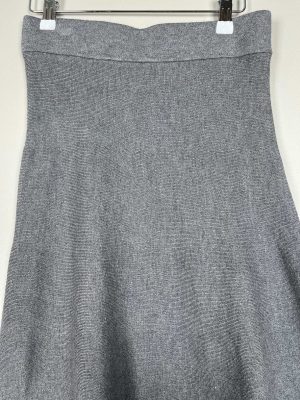 MSCH Copenhagen str. S/M <br/> grå striknederdel i A-snit