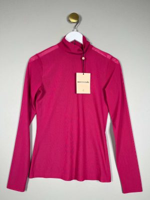 Custommade str. 36 <br/> pink mesh-bluse