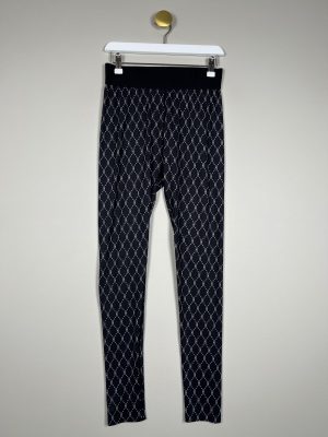 The Detail Hype str. M <br/> sorte leggings med mønster