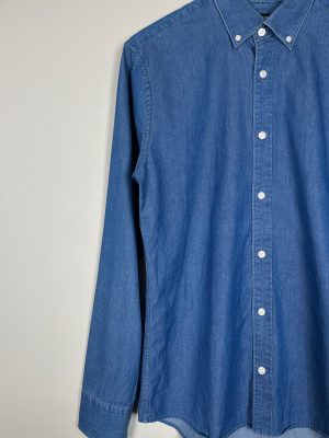 Tiger of Sweden str. 42 <br/> blå skjorte, slim fit