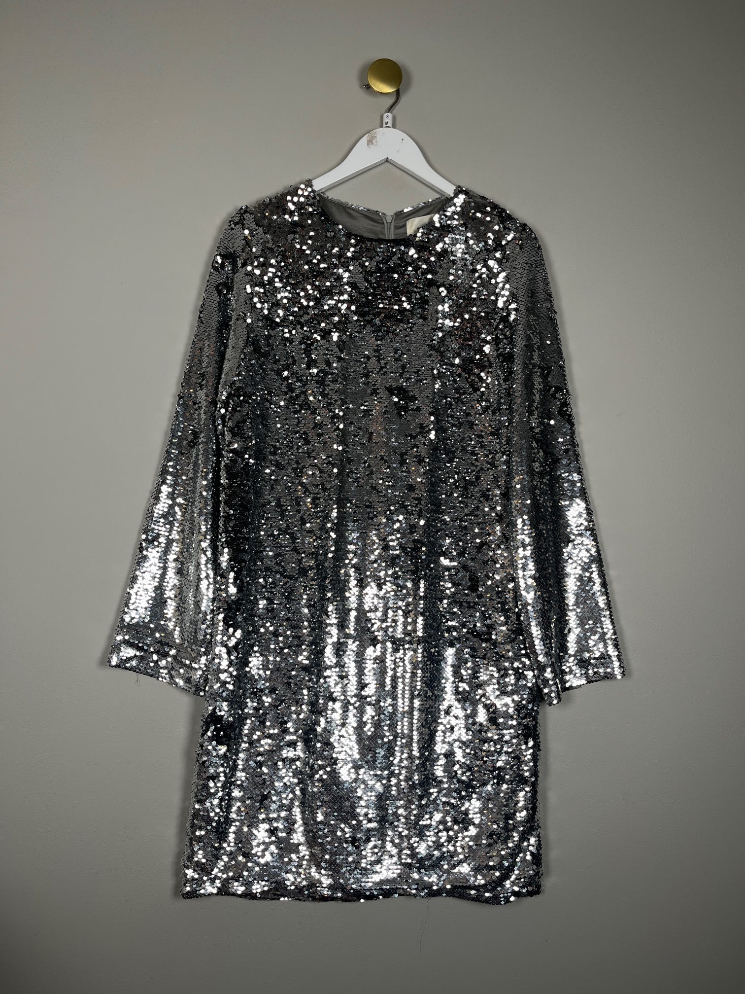 Hosbjerg str. S/M <br/> pailletkjole