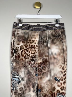 Gustav str 36 <br/> paisley mønstret buks i taft