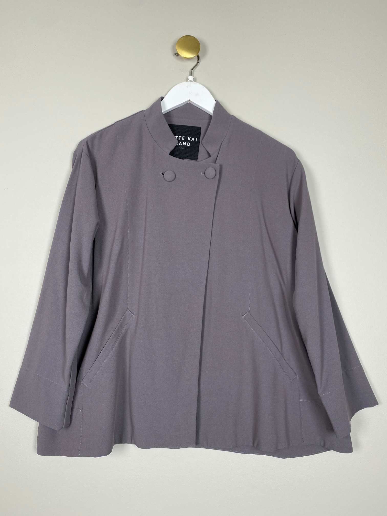 Bitte Kai Rand str. S <br/> grå blazer jakke