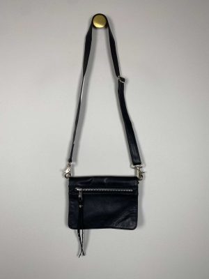 Depeche sort skuldertaske