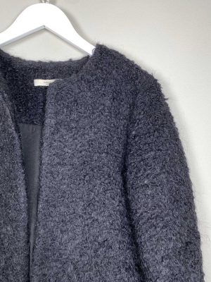 MNG str. L <br/> sort teddy cardigan