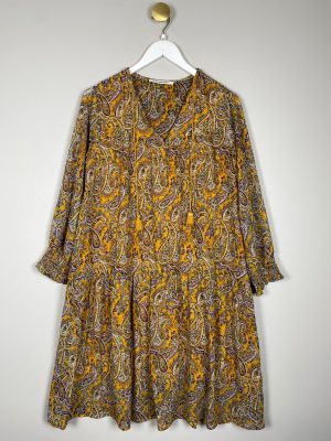 Co Couture str. S <br/> Mønstret kjole med kvaster