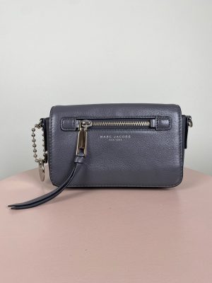 Mark Jacobs mørk grå skuldertaske