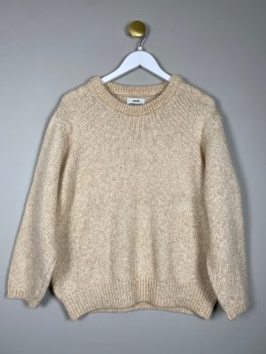 Mads Nørgaard str. L <br/> Offwhite strik