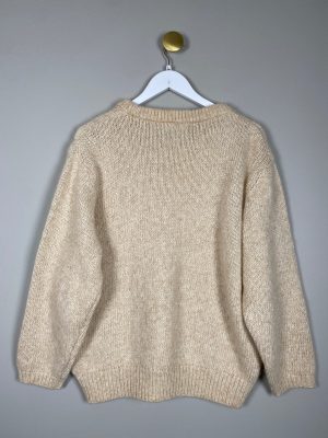 Mads Nørgaard str. L <br/> Offwhite strik