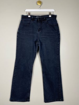 Zj Denim Identity str. 42 <br/> mørkeblå jeans
