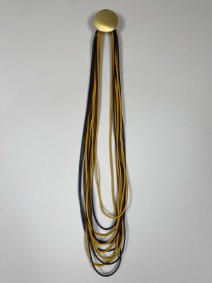 Halskæde med flere lag, 2 farvet