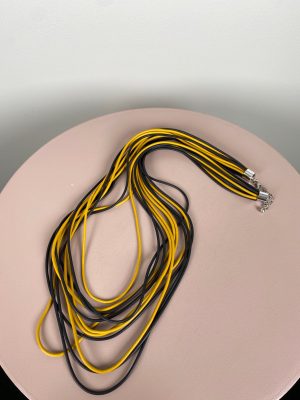 Halskæde med flere lag, 2 farvet