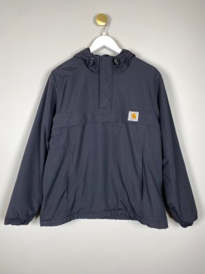 Carhartt str. S <br/> Sort pullover anorak WIP Nimbus
