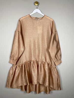 Liberte str. M <br/> brun kjole med underkjole