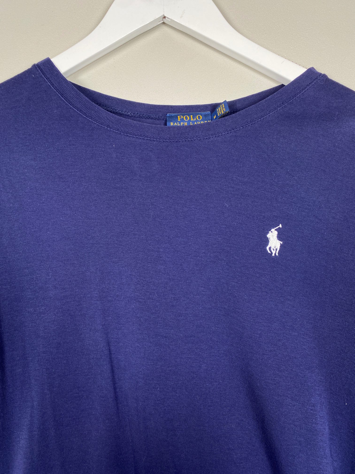 Ralph Lauren str. M <br/> marineblå bluse - Billede 3