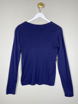 Ralph Lauren str. M <br/> marineblå bluse