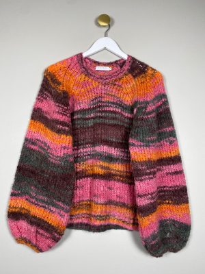 Coster CPH str. S <br/> strikbluse