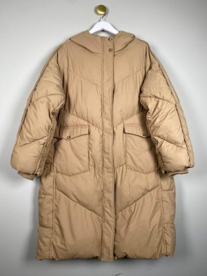 Nümph str. 42 <br/> lysbrun dunjakke