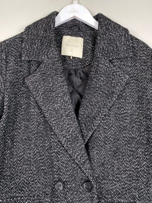 Free/Quent str. S <br/> grå uldfrakke