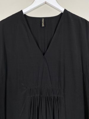 Prepair str. L <br/> lang sort kjole